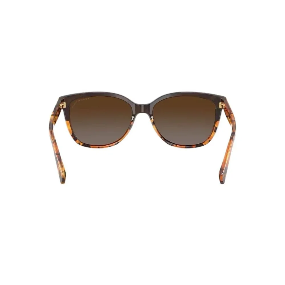 COACH Womens Sunglasses Cat Eye HC8132 Tortoise Gradient Polarized Case & Papers - Picture 7 of 11